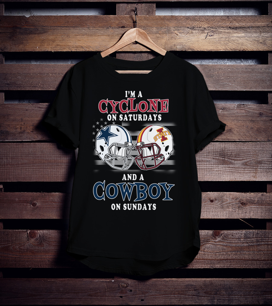I'm A Cyclone On Saturdays And A Cowboy On Sundays T-Shirt