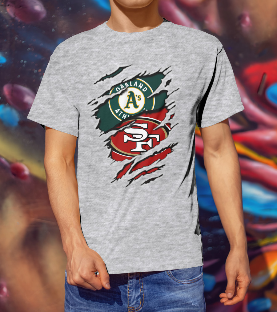49ers Sf Oakland Athletics A’s Collaboration T-Shirt
