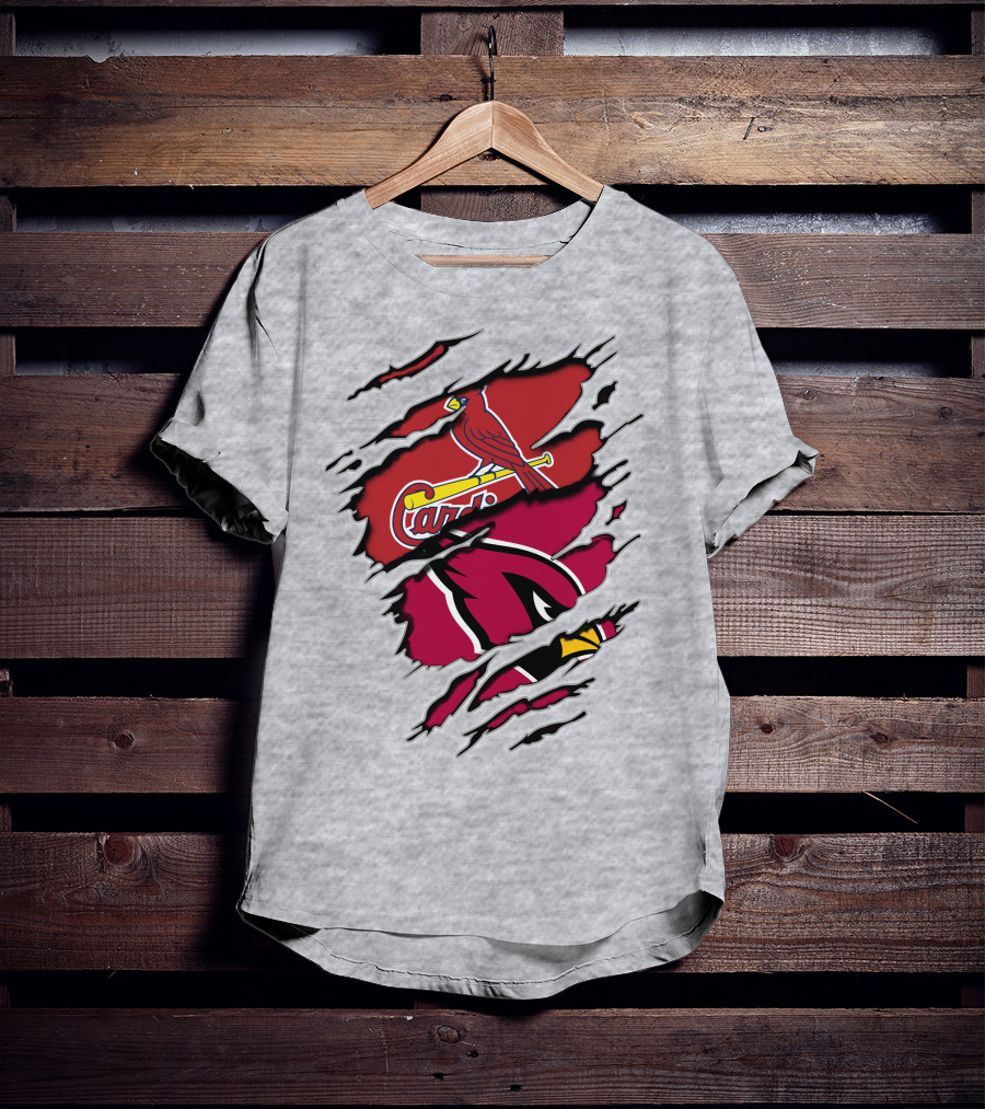 Cardinals Louis St. Louis Arizona Sports Crossover T-Shirt