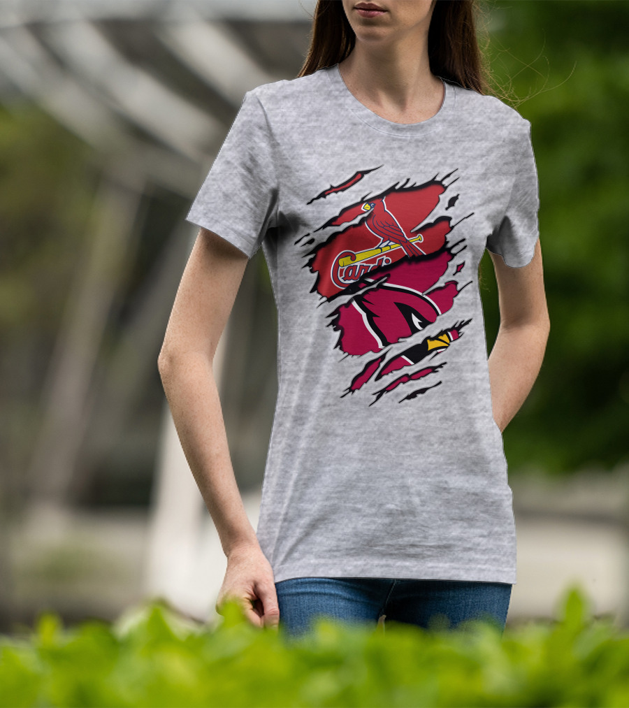 Cardinals Louis St. Louis Arizona Sports Crossover T-Shirt