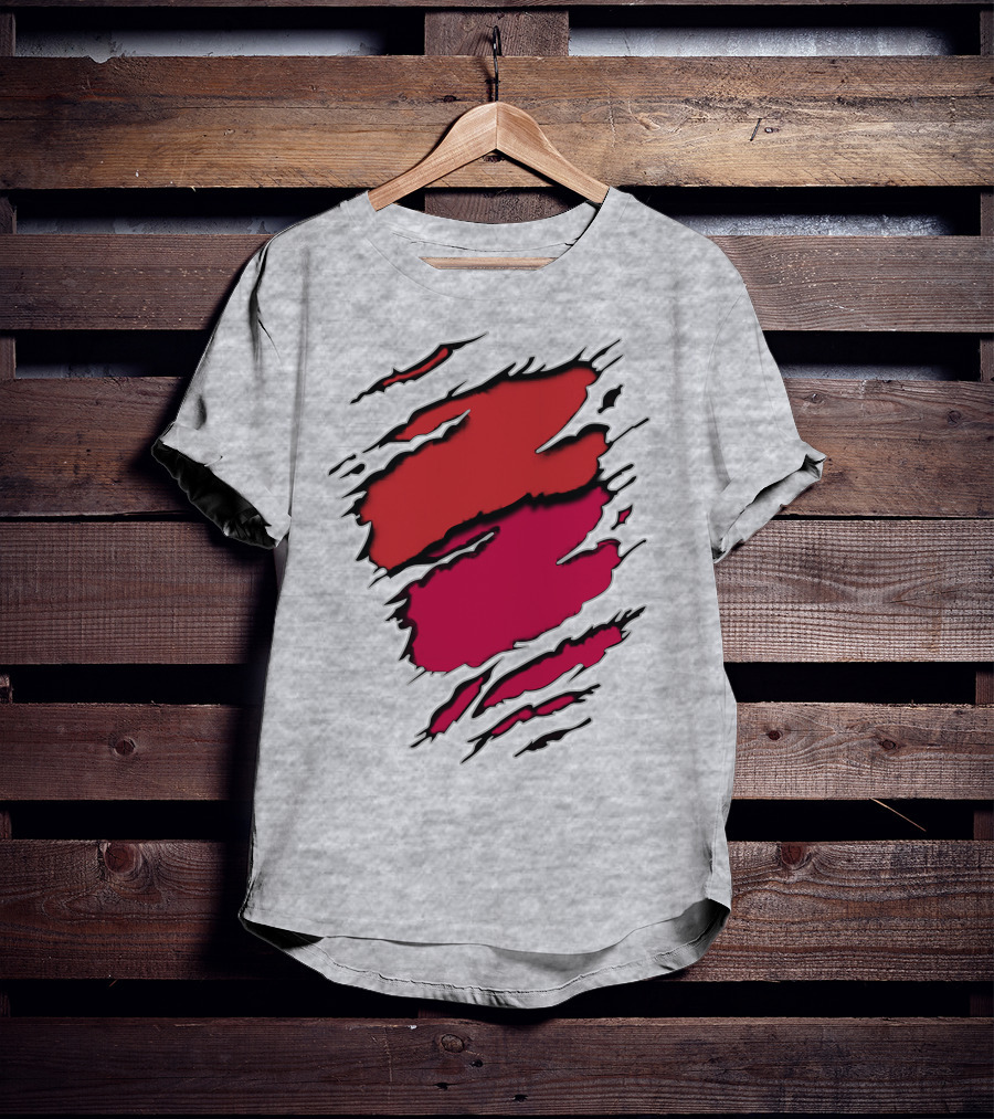 Cardinals Louis Cardinals Red Claw Marks T-Shirt