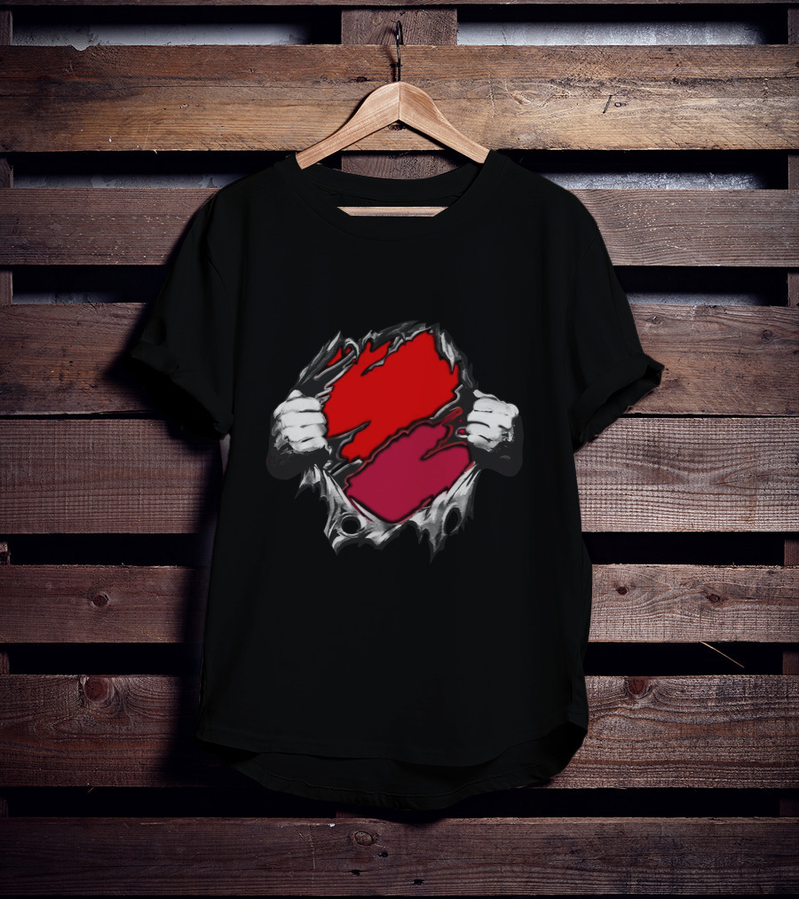 Bama Tennessee Rivalry Ripped Red And Crimson Texas T-Shirt