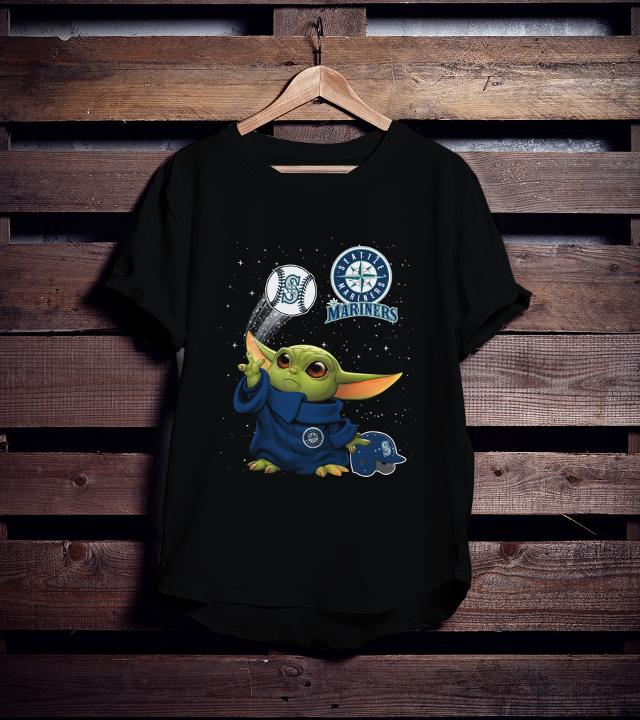 Seattle Mariners Yoda Baseball Magic T-Shirt