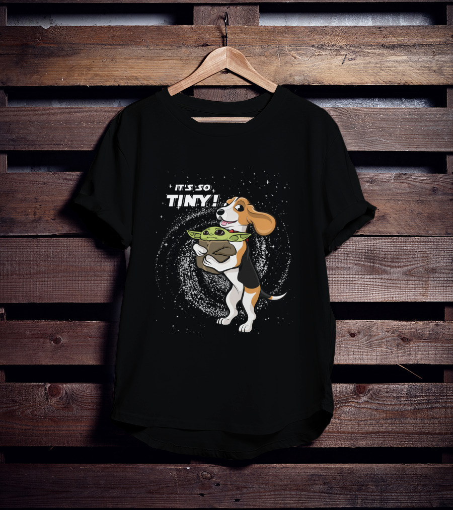 It's So Tiny Baby Yoda Beagle T-Shirt