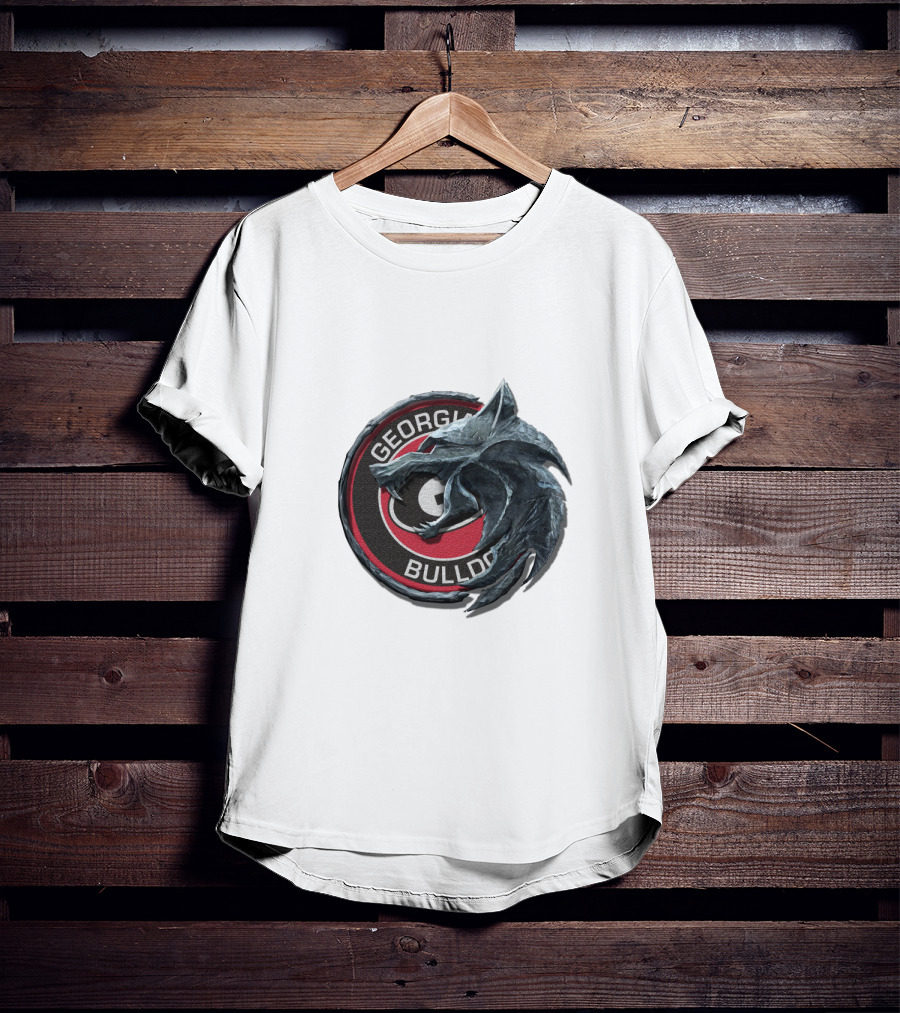 Georgia Bulldogs Fantasy Dragon Emblem Cht1Twnc2008 T-Shirt