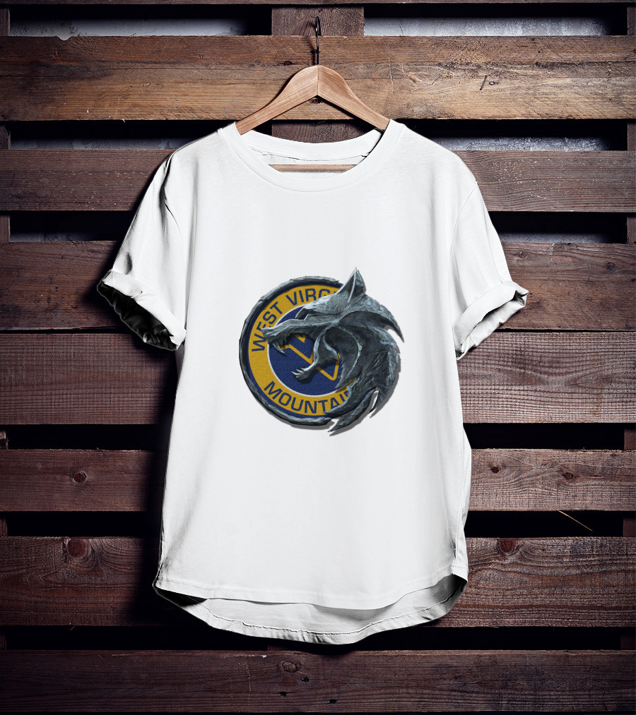 Cht1Twnc2025 West Virginia Mountaineers Wolf T-Shirt