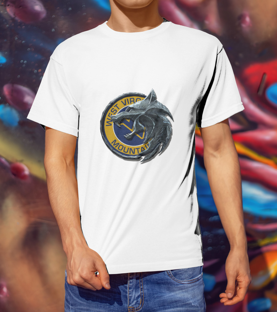 Cht1Twnc2025 West Virginia Mountaineers Wolf T-Shirt