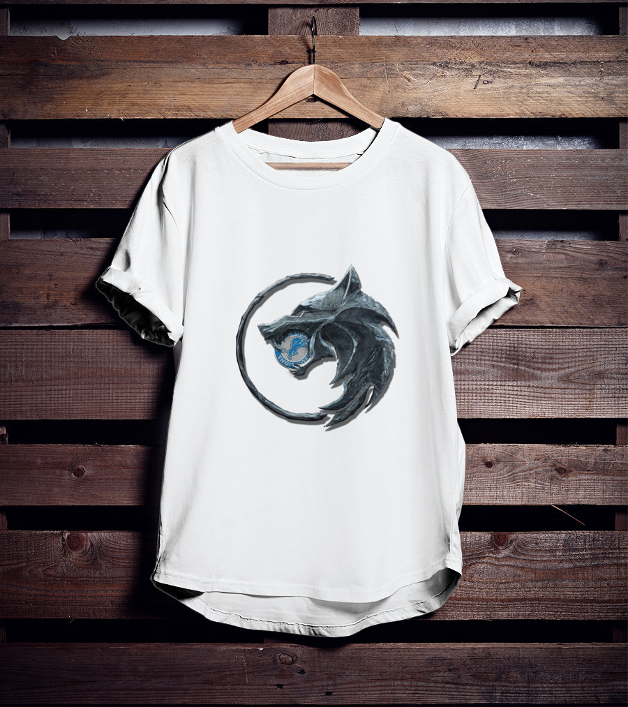 Detroit Lions Game Of Thrones Direwolf T-Shirt
