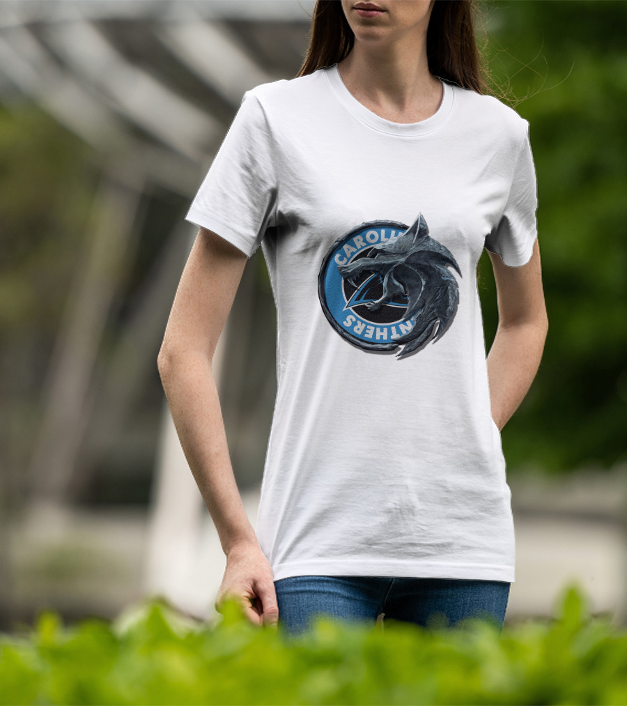 Carolina Panthers Dragon Logo Fusion T-Shirt
