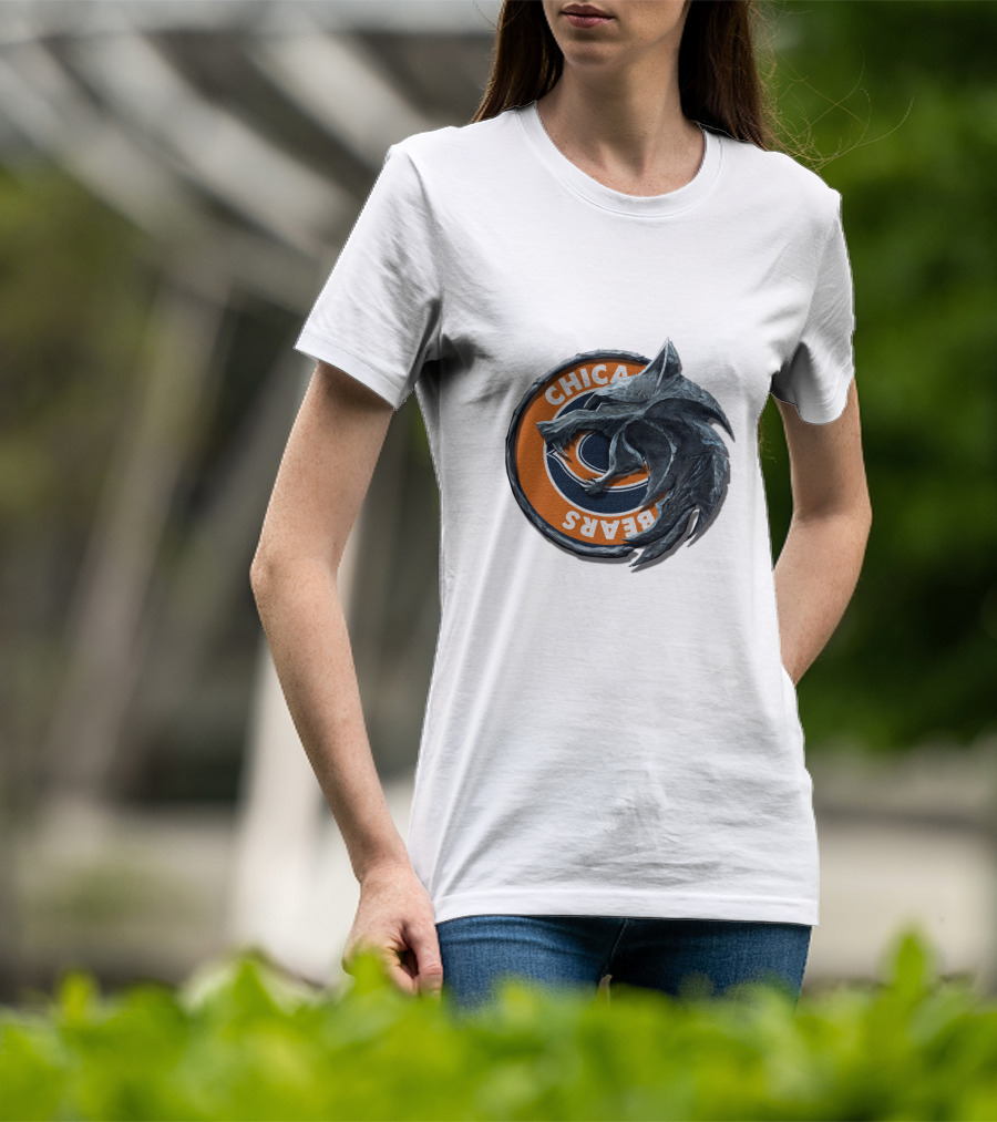 Chicago Bears 2006 Wolf Logo Nfl Crossover Cht1Twnfl2006 T-Shirt