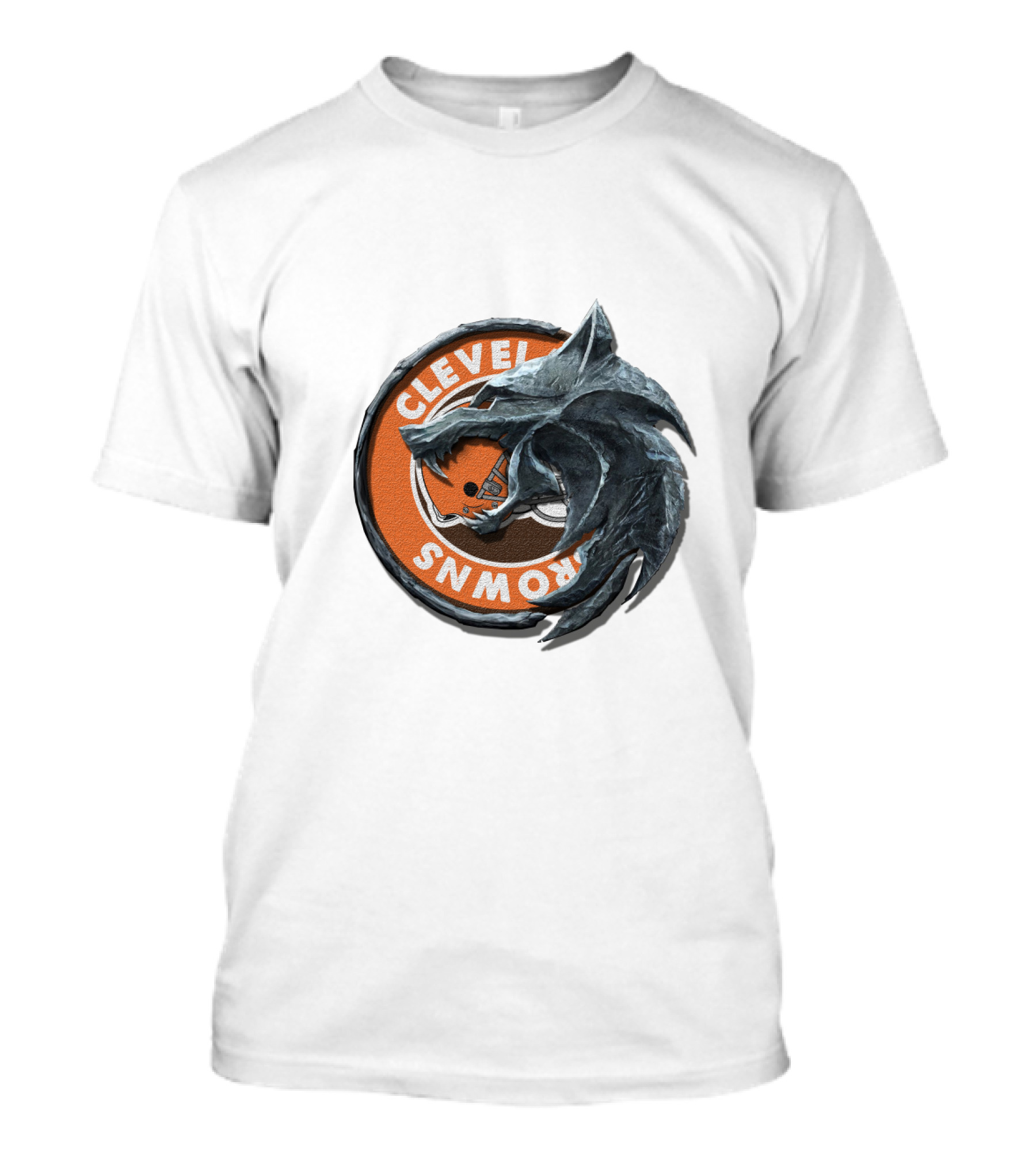 Cleveland Browns Wolf Emblem Nfl 2008 T-Shirt