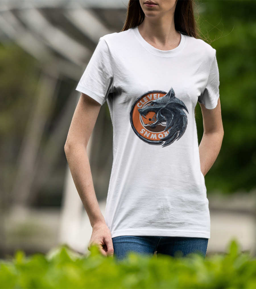Cleveland Browns Wolf Emblem Nfl 2008 T-Shirt