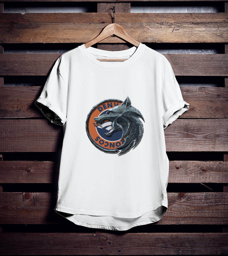 Denver Broncos Wolf Emblem Cht1Twnfl2010 T-Shirt