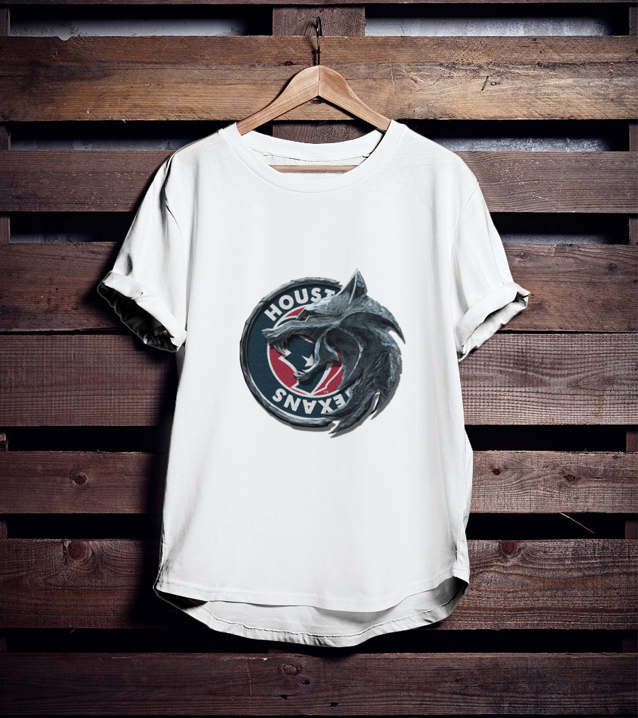 Houston Texans Wolf Hybrid Nfl 2013 T-Shirt