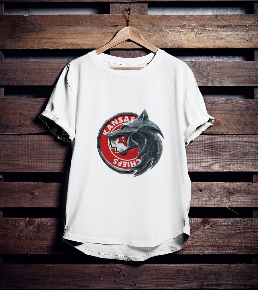 Kansas Chiefs Nfl Wolf Logo 2016 T-Shirt