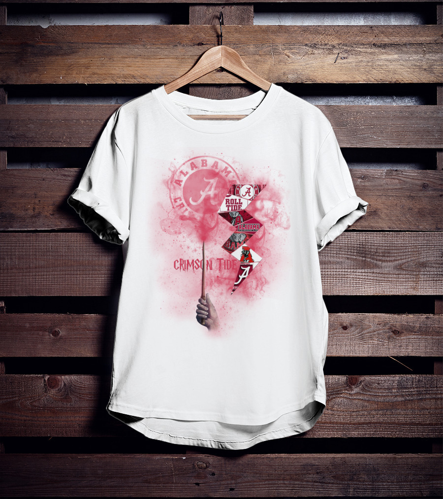 Alabama Crimson Tide Roll Tide Fan Art Chtnca1001 T-Shirt