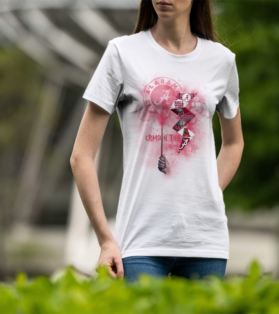 Alabama Crimson Tide Roll Tide Fan Art Chtnca1001 T-Shirt