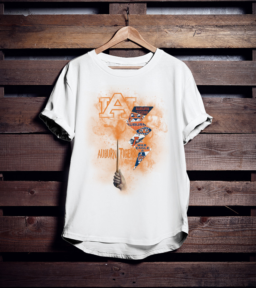Auburn Tigers War Eagle Fan Spirit With Auburn A Symbol T-Shirt