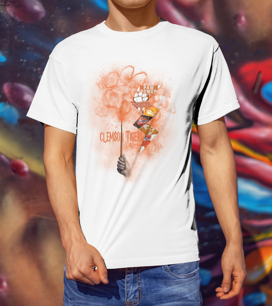 Clemson Tigers Paw Power Chtnca1003 T-Shirt