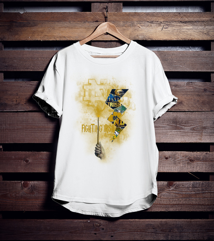 Fighting Irish Notre Dame Lightning Wand T-Shirt