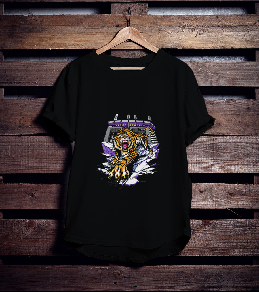 Tiger Stadium Roaring Tiger Breakthrough T-Shirt