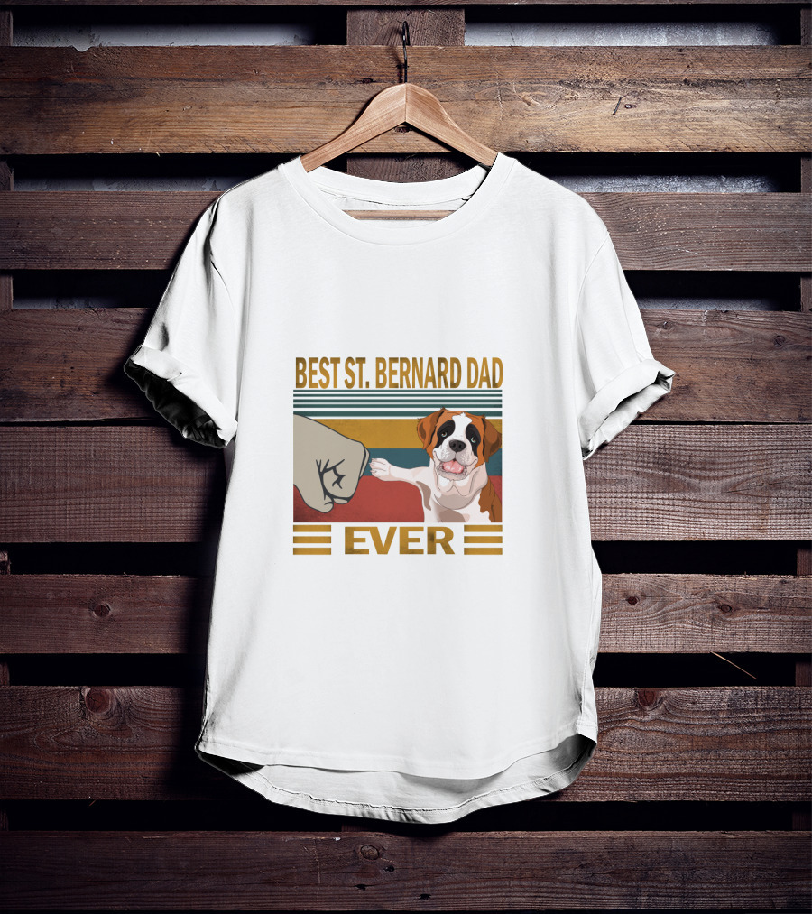 Best St. Bernard Dad Ever T-Shirt