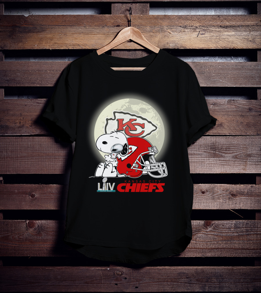 Snoopy Kansas City Chiefs Super Bowl Liv Kcc Chiefs T-Shirt