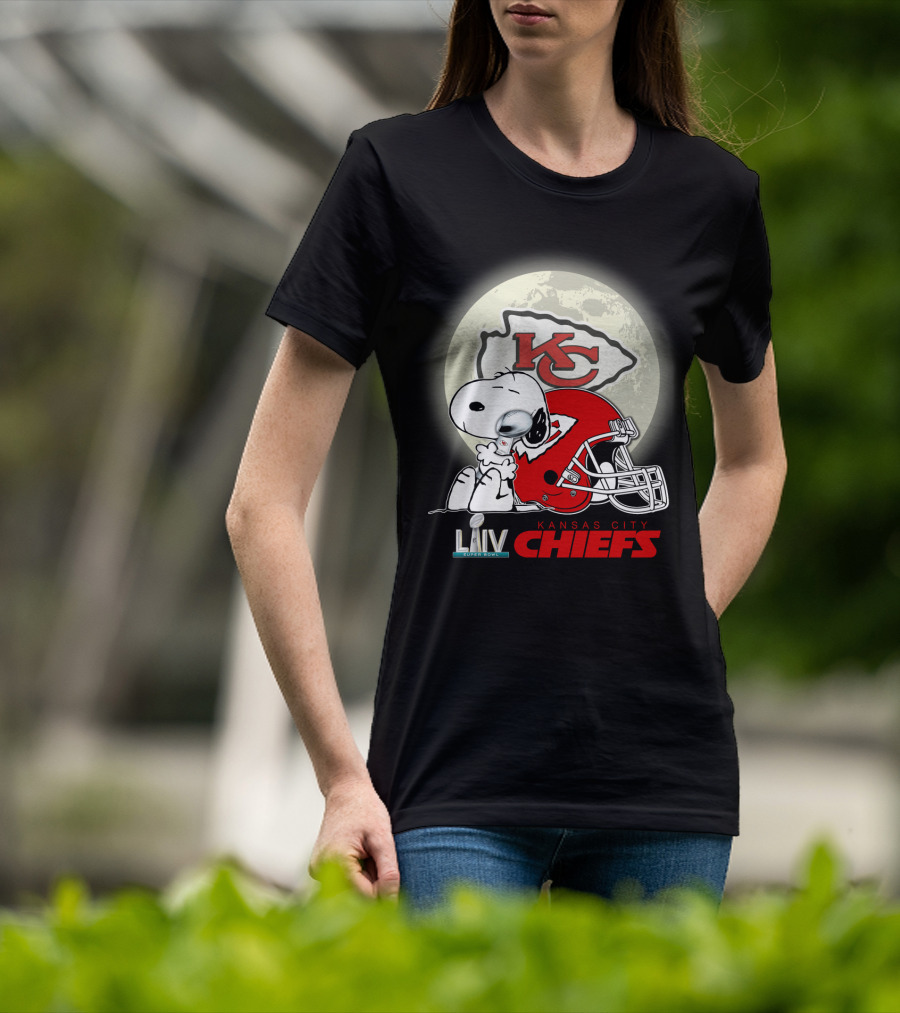 Snoopy Kansas City Chiefs Super Bowl Liv Kcc Chiefs T-Shirt