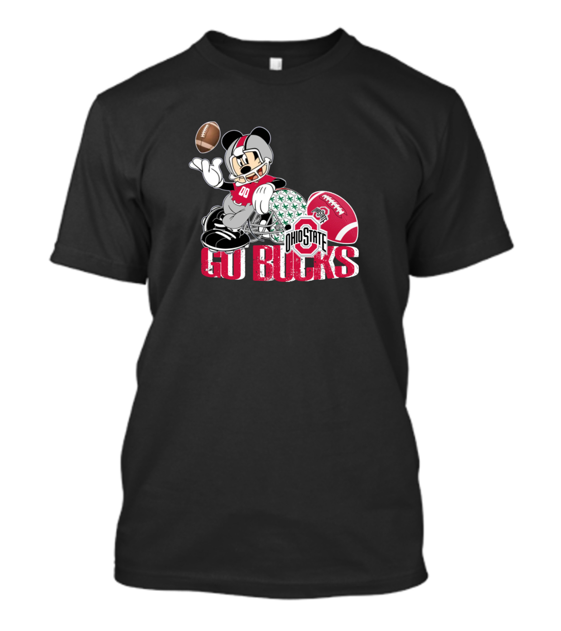 Ohio State Go Bucks Football Mickey Mouse Chtnca8019 T-Shirt