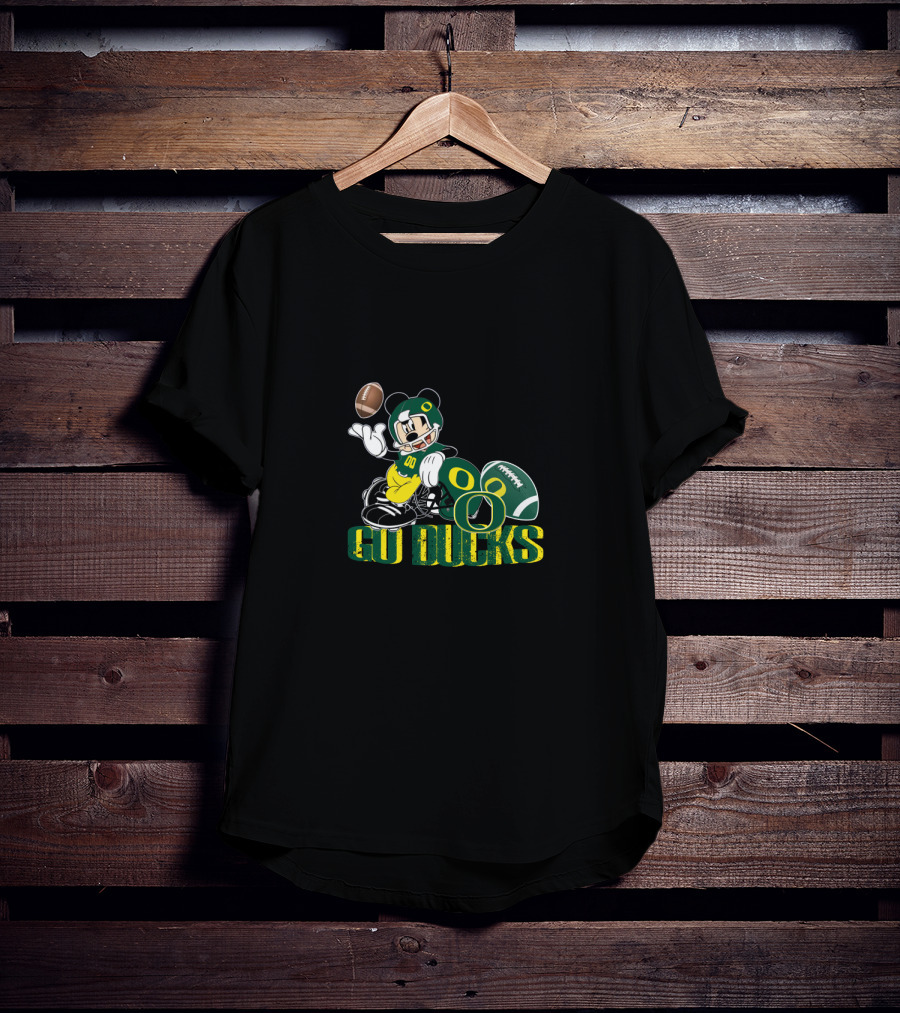 Mickey Mouse Oregon Ducks Football Go Ducks T-Shirt
