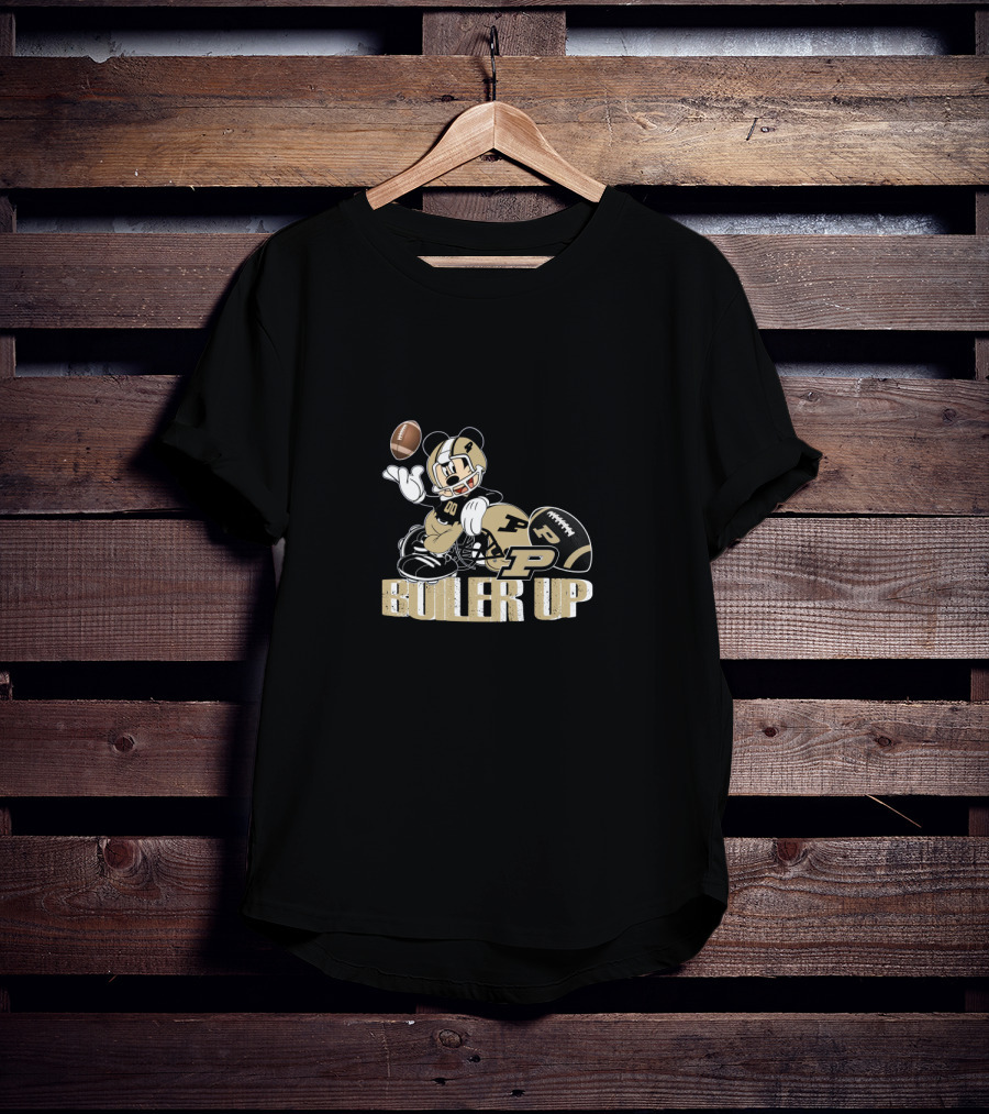 Boiler Up Purdue Football Mickey Mouse T-Shirt
