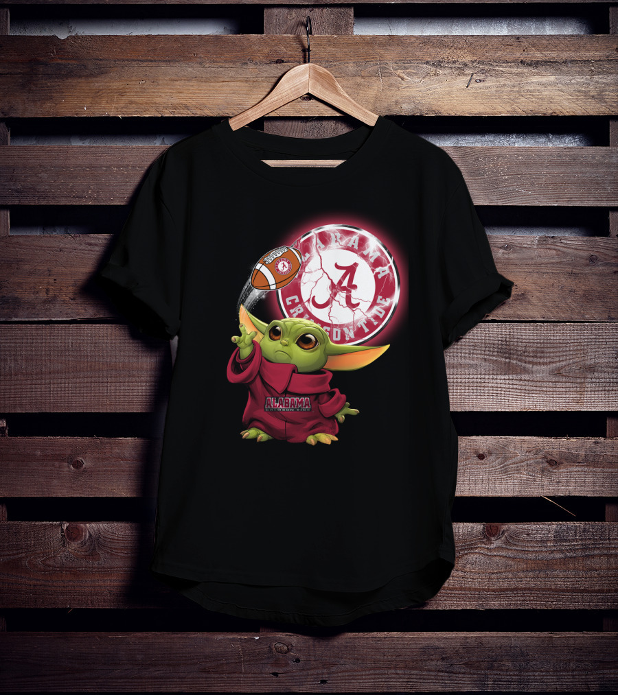 Alabama Crimson Tide Baby Alien Football Magic T-Shirt
