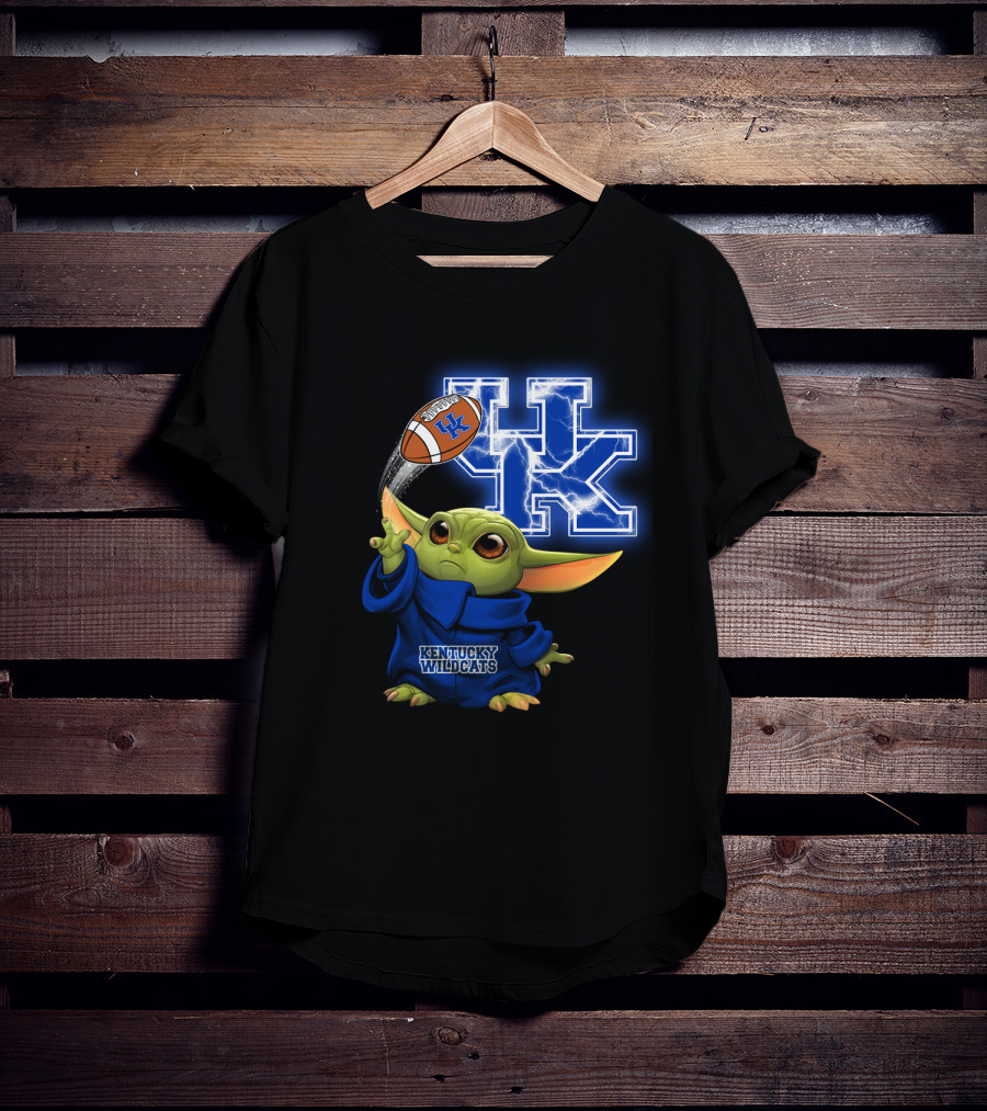 Kentucky Wildcats Football Uk Lightning Baby Alien T-Shirt