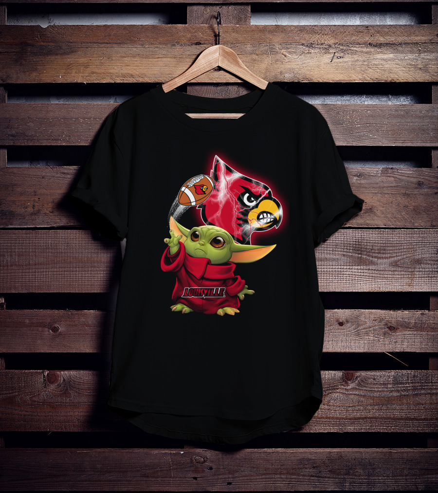 Louisville Cardinals Baby Alien Football Force Chtnca9013 T-Shirt
