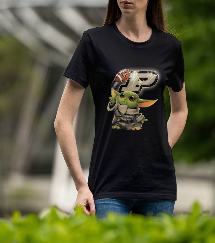 Purdue Boilermakers P Football Baby Alien T-Shirt