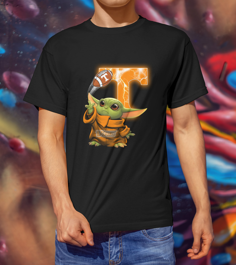 Tennessee Vols Grogu Football T T-Shirt