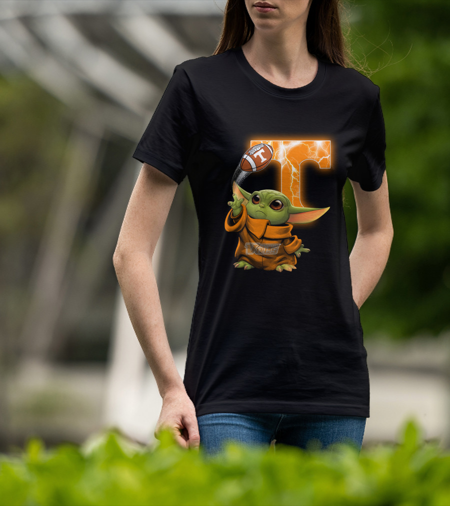 Tennessee Vols Grogu Football T T-Shirt