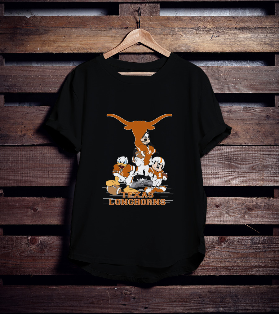 Texas Longhorns Football Characters T-Shirt