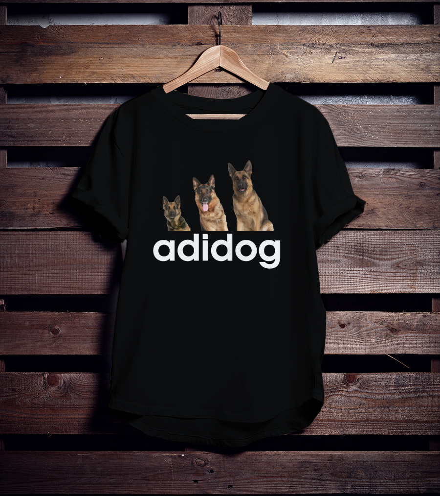 Adidog German Shepherd Trio T-Shirt