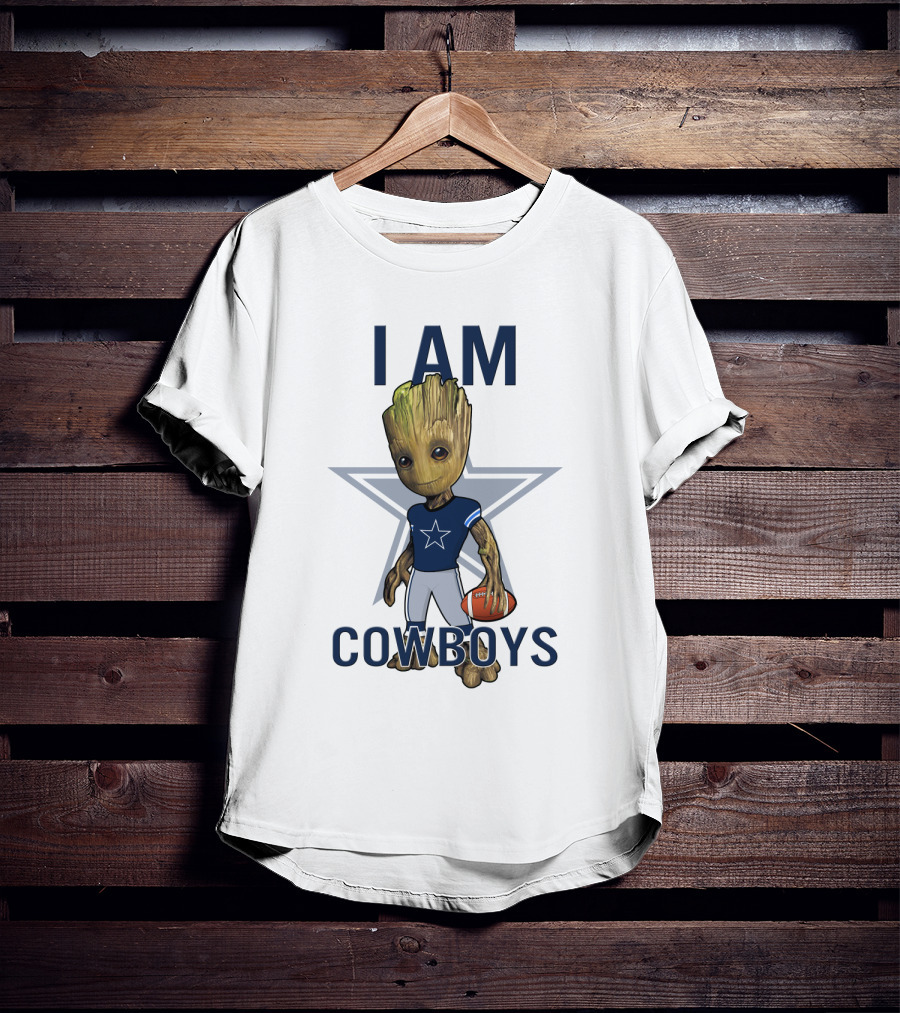 I Am Groot Cowboys Football Dallas Star T-Shirt
