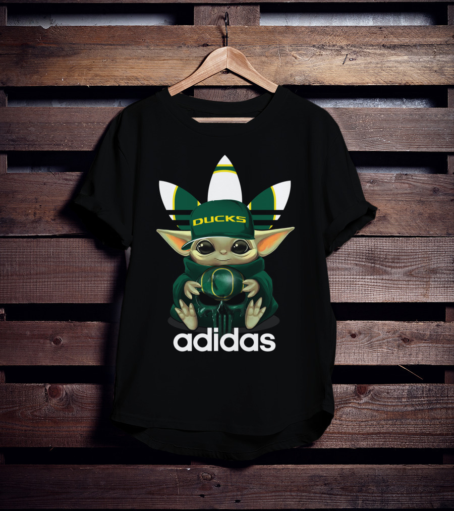 Oregon Ducks Yoda NCAA Baby Yoda T-Shirt