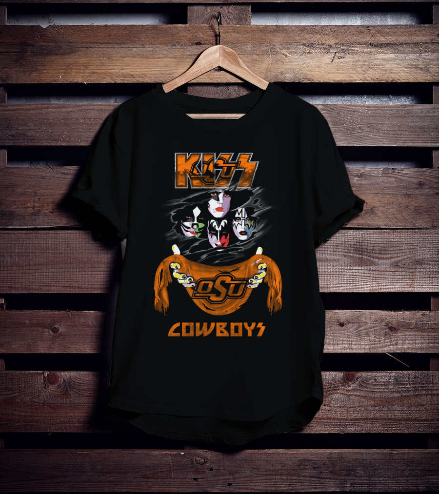 KISS OSU Cowboys Ncaa Oklahoma State T-Shirt