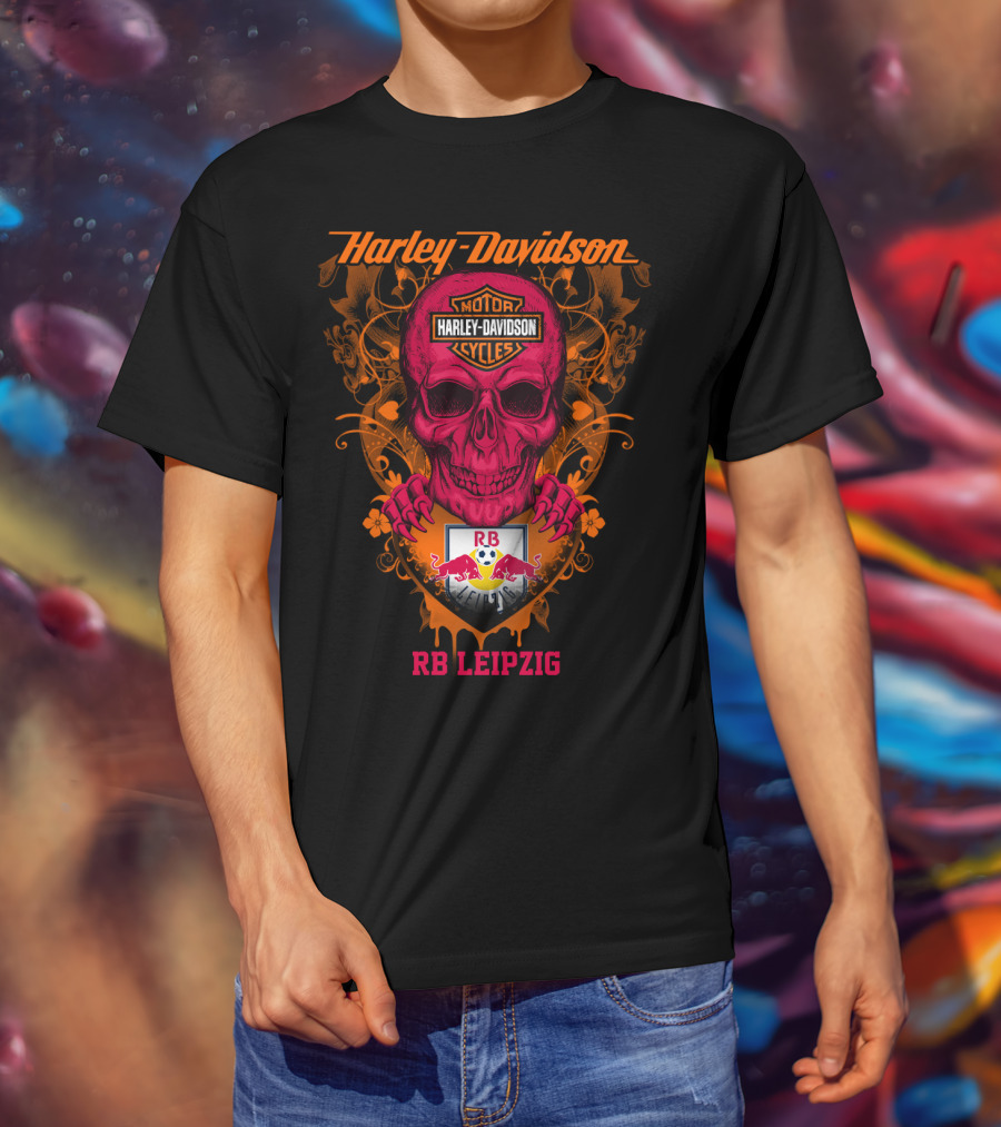 Harley Davidson Rb Leipzig Skull T-Shirt