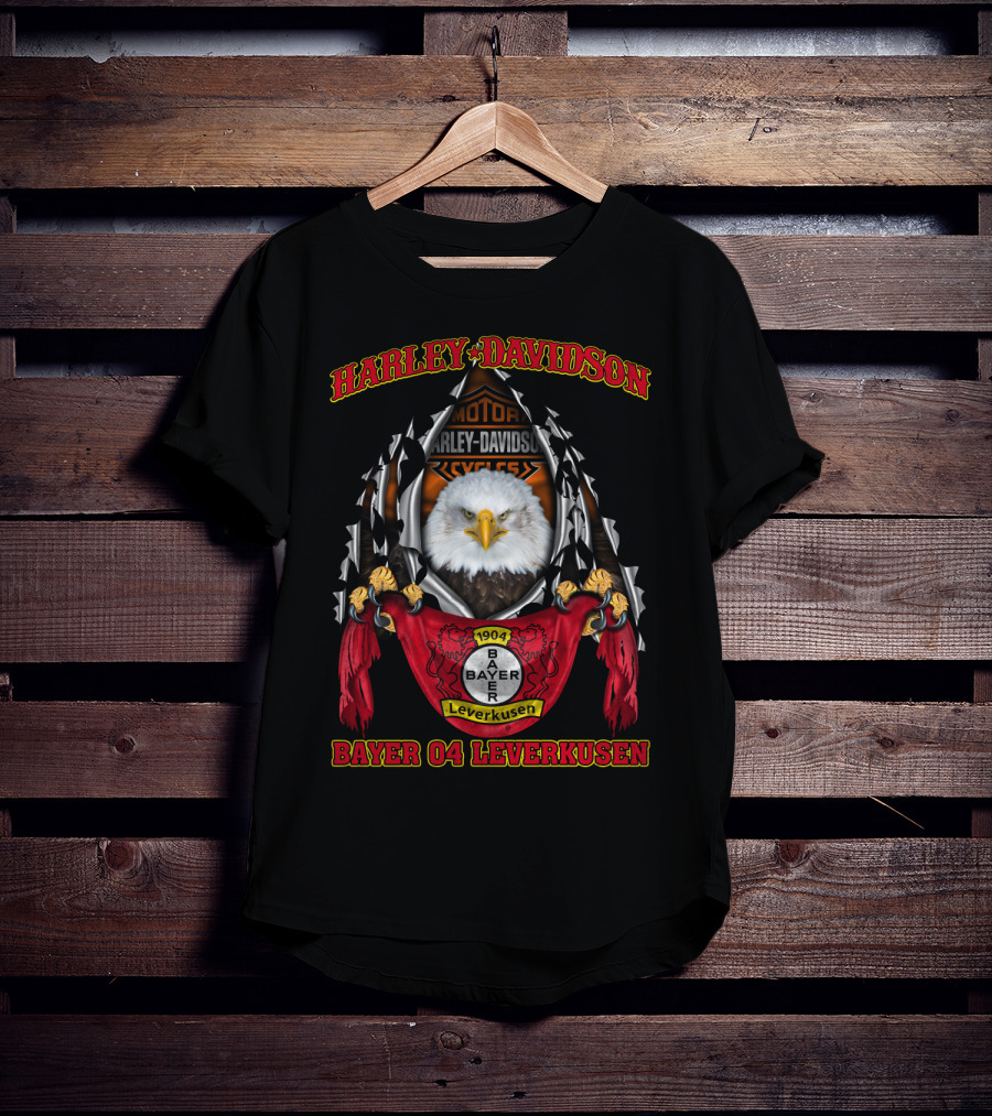 Harley Davidson Bayer 04 Leverkusen Eagle T-Shirt