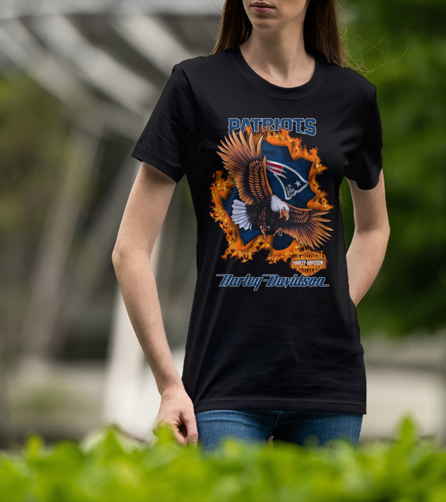 Patriots Harley Davidson New England Patriots T-Shirt