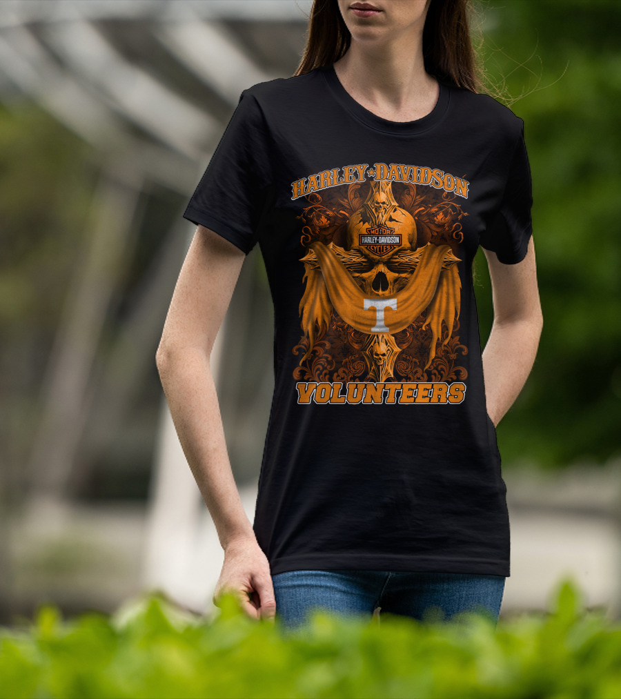 Harley Davidson Volunteers Tennessee Motorcycles T-Shirt
