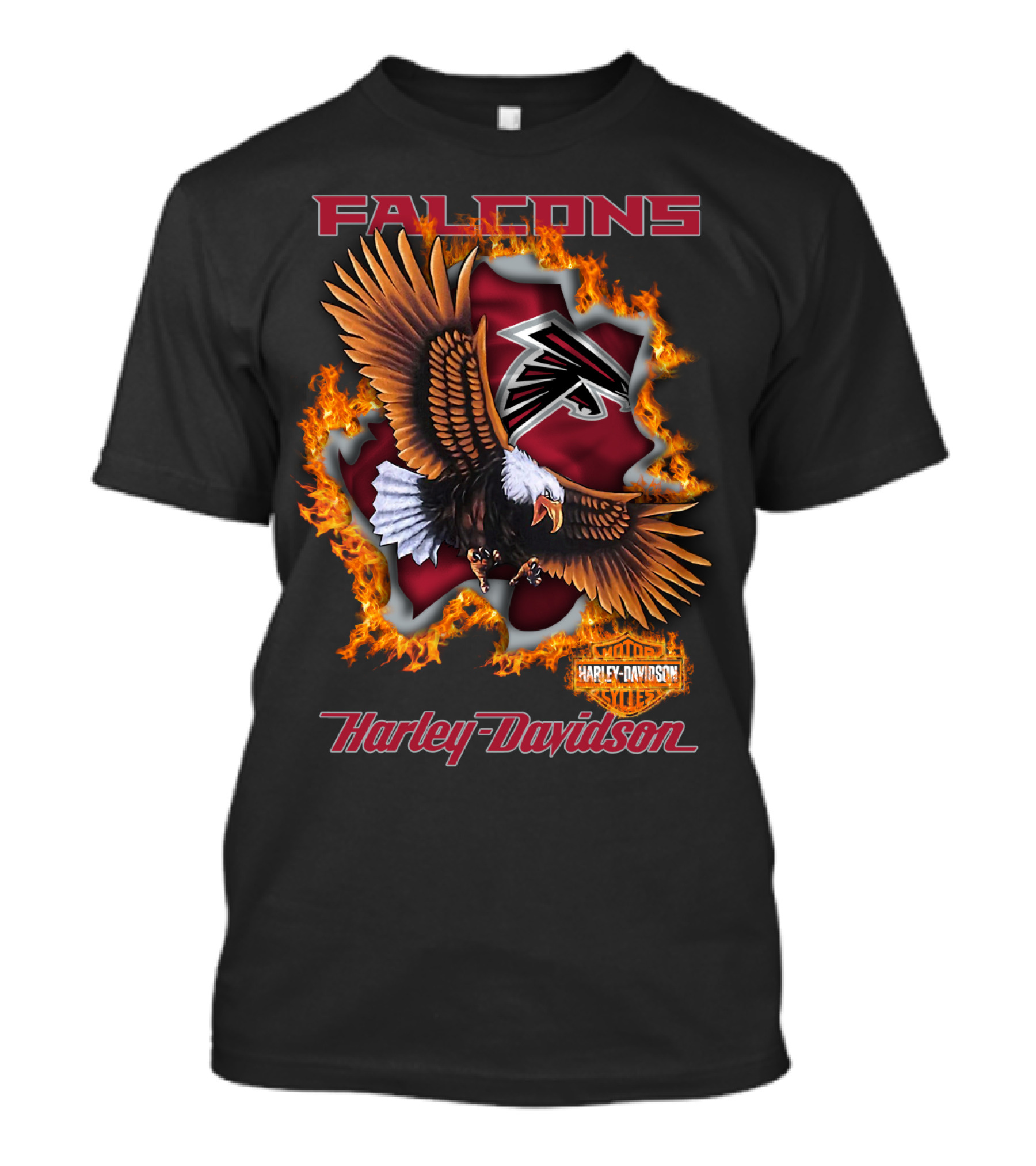 Falcons Harley Davidson Nfl 84 Atlanta T-Shirt
