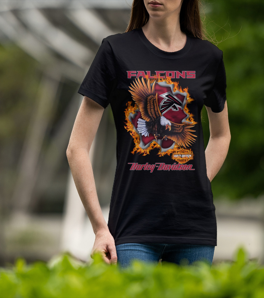 Falcons Harley Davidson Nfl 84 Atlanta T-Shirt