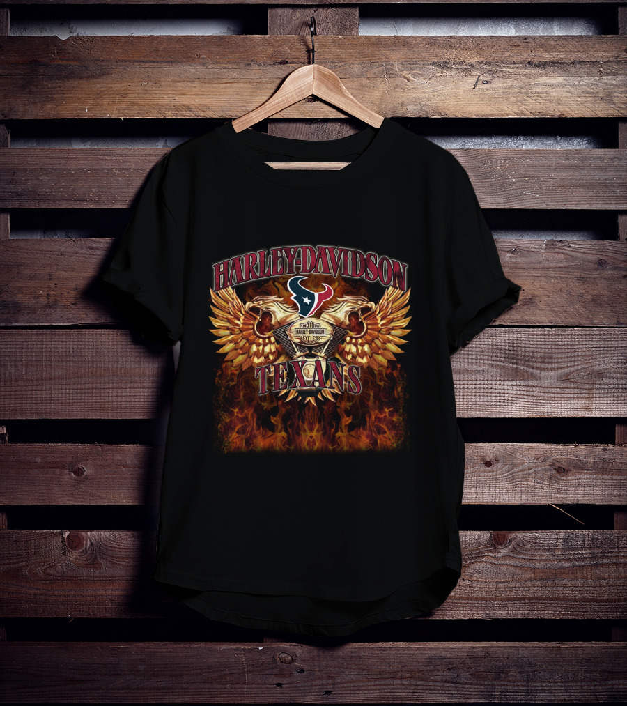 Harley Davidson Texans Houston Styles T-Shirt