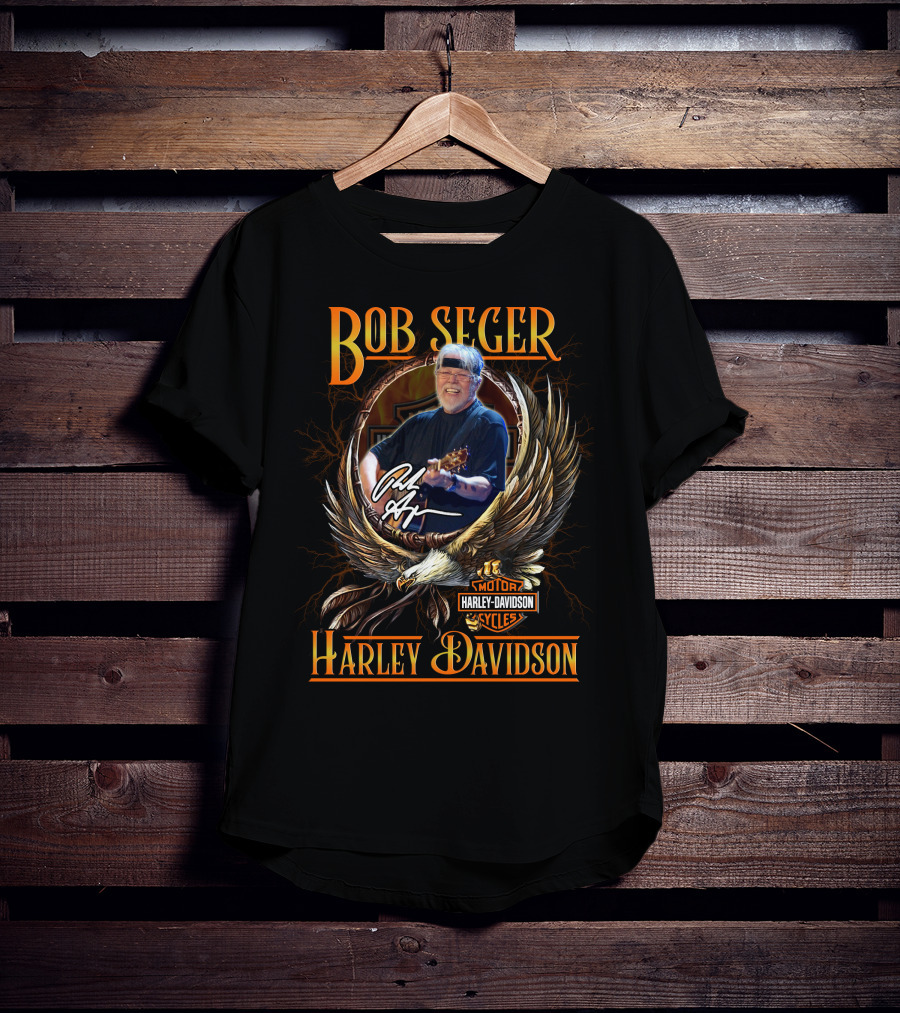 Bob Seger Harley Davidson Motor Cycles Hd198 T-Shirt